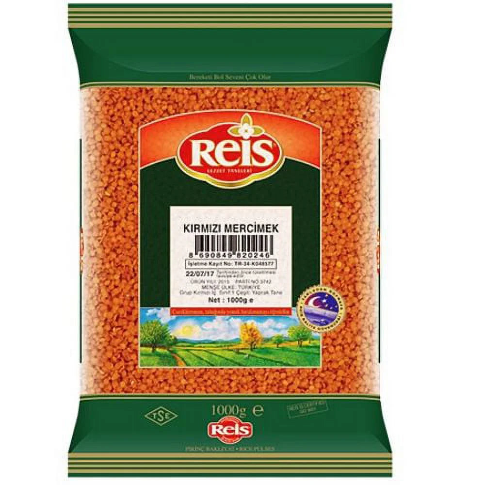 Reis Kırmızı Mercimek, Paketli Cello 1 kg