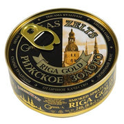 Riga Gold Zeytinyağlı Füme Sprat Balığı Eo 240gr
