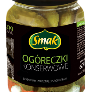 Smak Mini Marinated Cucumber Konserwowe 670gr
