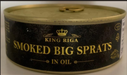King Riga Big Sprats In Oil In Can 240gr