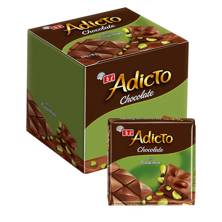 Eti Adicto Chocolate With Pistachio 60gr