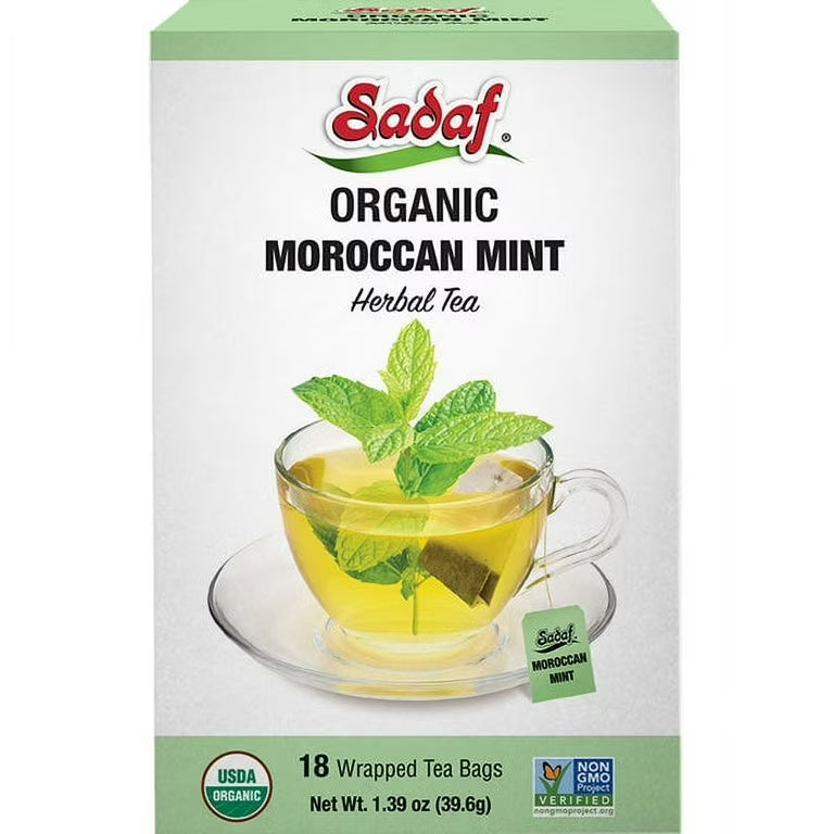 Sadaf Organic Moroccan Mint Tea Bag 1.39oz