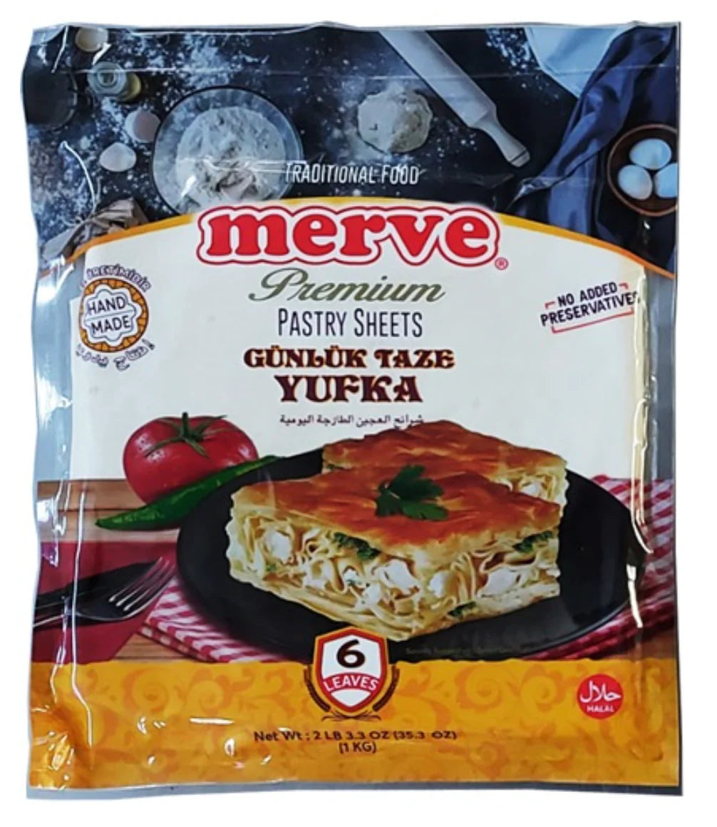 Merve Günlük Taze Yufka Paketli Folyo 1 kg