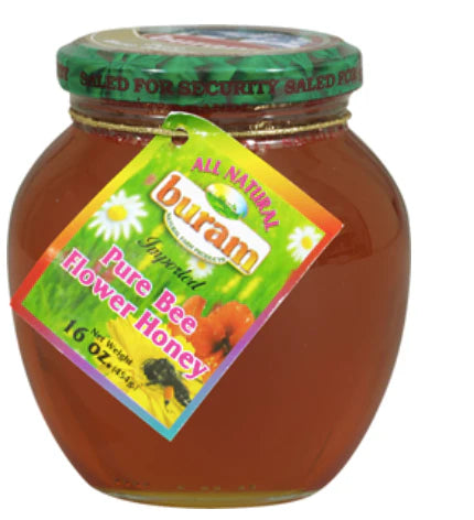 Buram Flower Honey No Comb 16oz