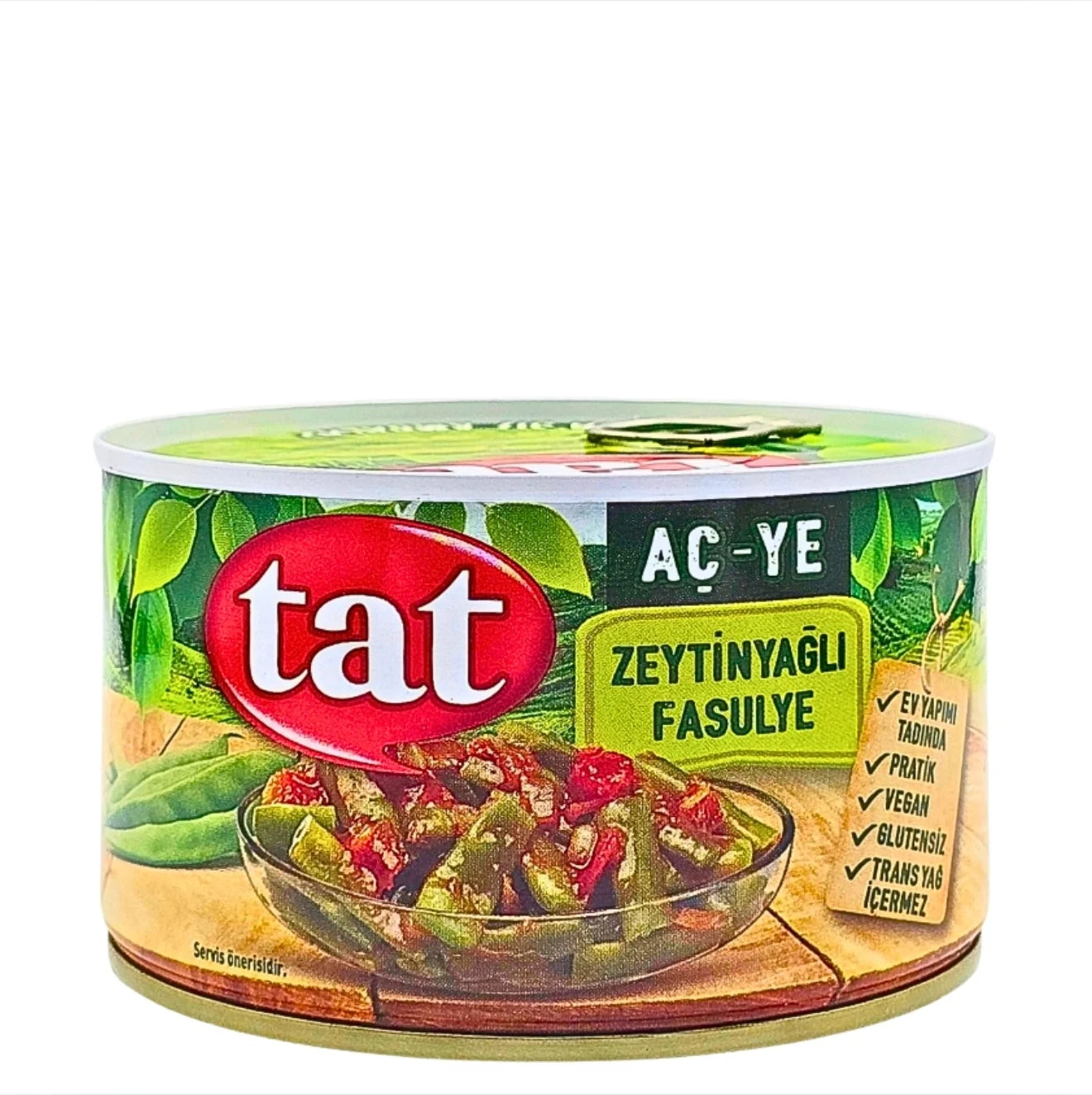 Tat Zeytinyağlı Yeşil Fasulye Konservesi 380gr