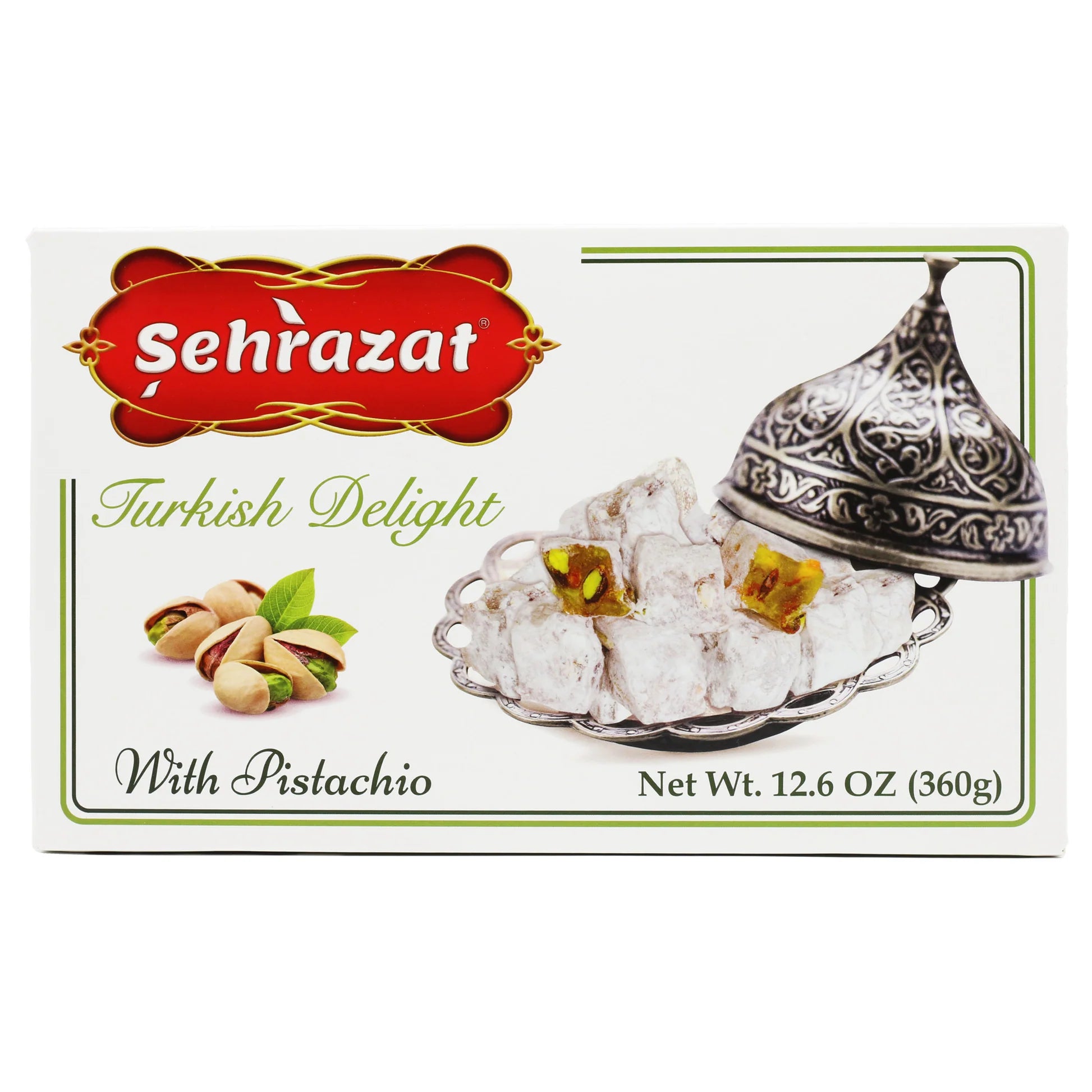 Sehrazat Turkish Delight With Pistachio 360gr