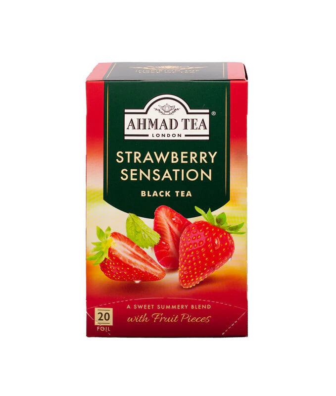 Ahmad Tea Çilek Sensa 20 Süzen Poşet Çay 40gr