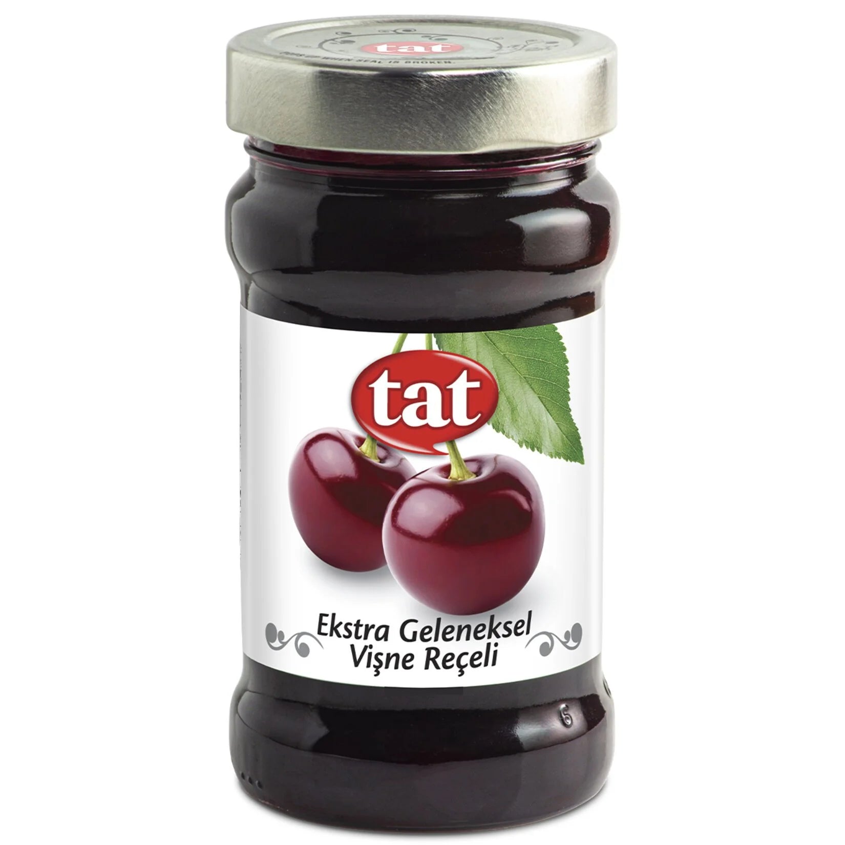 Tat Extra Traditional Sour Cherry Jam In Glass 380gr