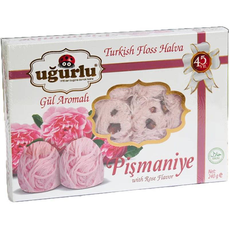 Ugurlu Cotton Candy With Rose Flavor 250gr