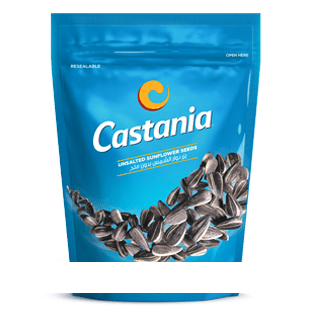 Castania Tuzsuz Kavrulmuş Siyah Ay Çekirdeği Plastik Paket İçinde 249g