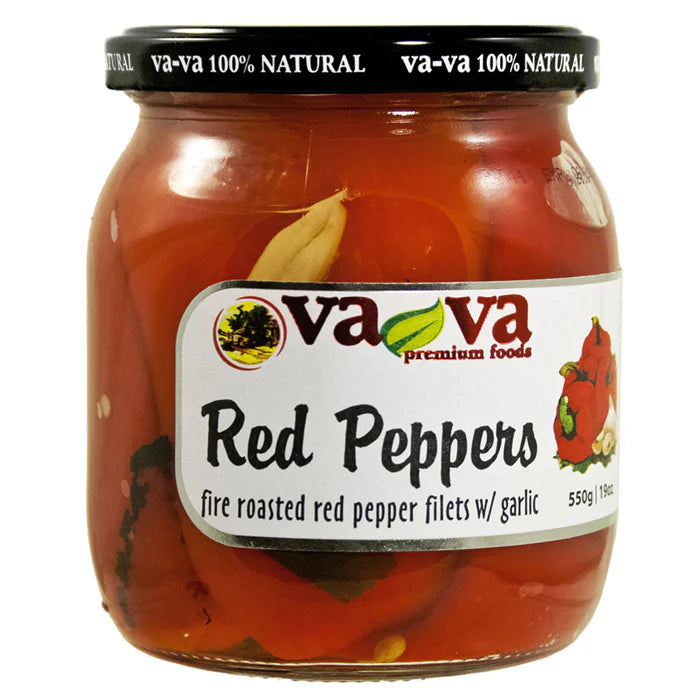 Vava Sarımsaklı Közlenmiş Kırmızı Biber 550gr