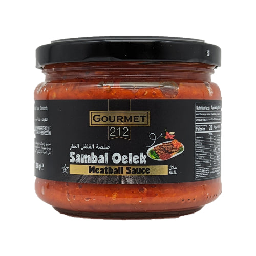 Gourmet 212 Sambal Oalek (Meatball) Sauce  300cc