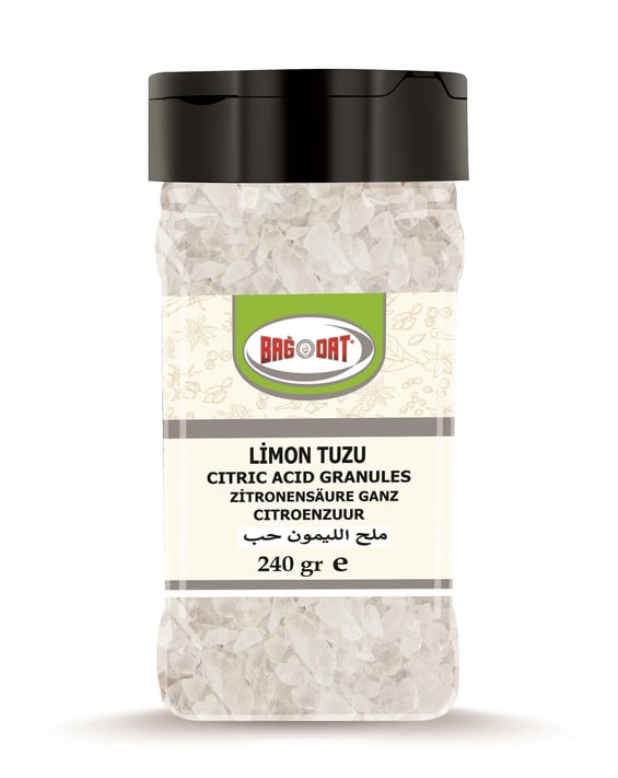 Bagdat Kristal Saf Limon Tuzu Pet Kavanoz 240gr
