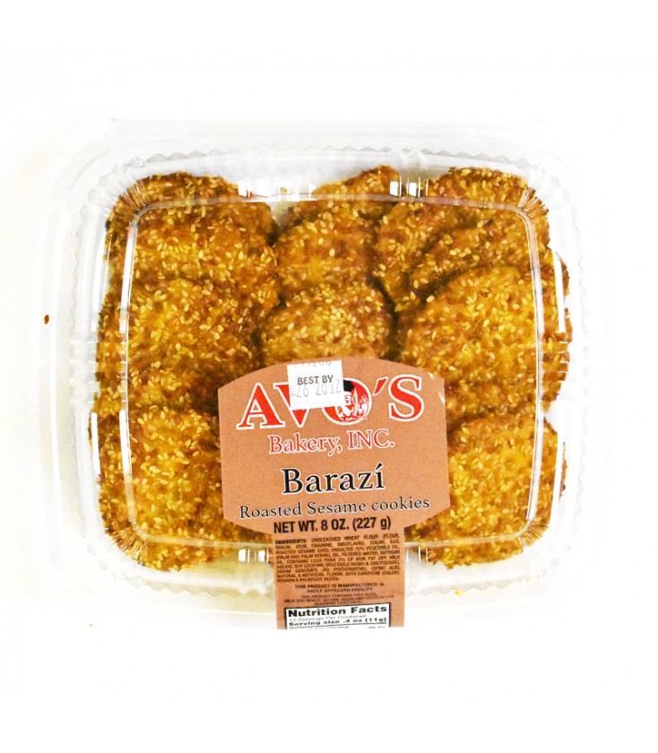 Avos Barazek Roasted Sesame Cookies 227gr