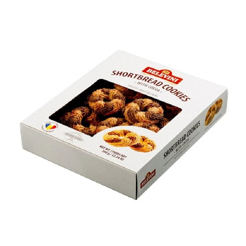 Belevini Rings Shortbread With Cocoa 350gr