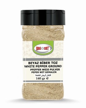 Bağdat Öğütülmüş Beyaz Biber Ev Tipi Kavanoz 140gr