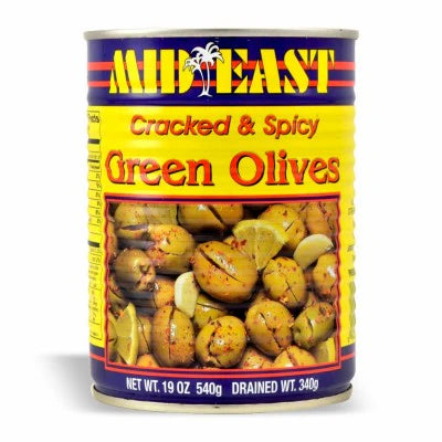 M.E. Yeşil Kırık Zeytin Acı 538gr