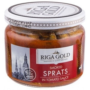 Riga Gold Domates Soslu Tütsülenmiş Çaça Balığı 250gr
