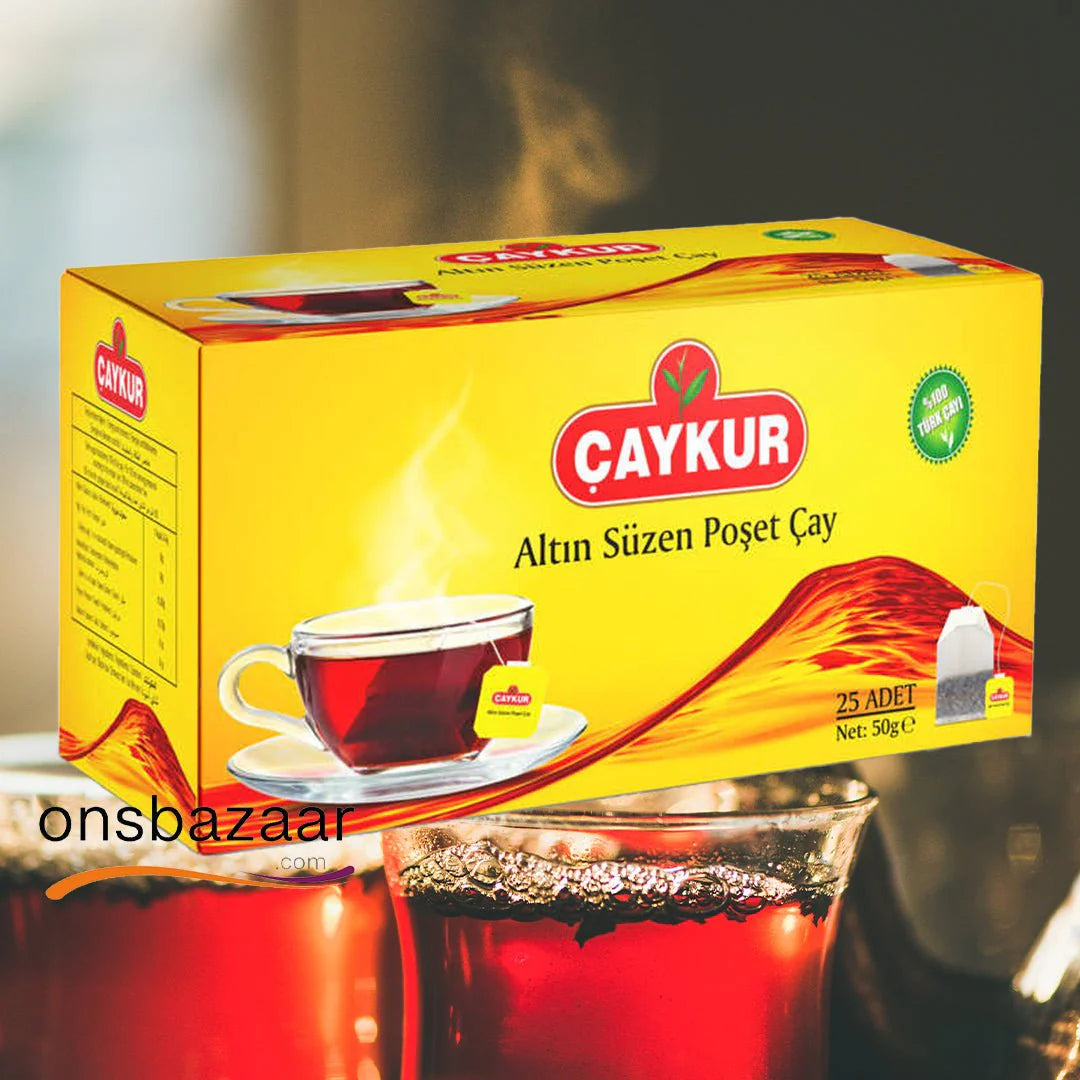 Çaykur Siyah Süzen Poşet Kutu 50gr