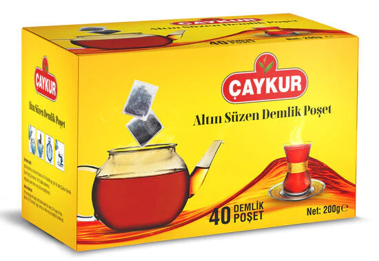 Çaykur Altın Süzen Poşet Çay Kutu 200g
