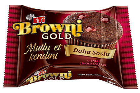 Eti Browni Gold Cake Sourcherry Sauce 45gr