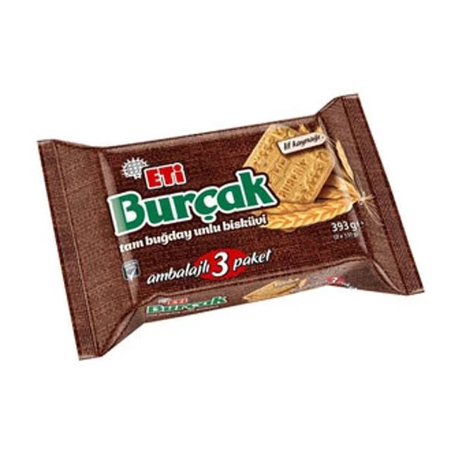 Eti Burcak Whole Wheat Biscuit 393gr