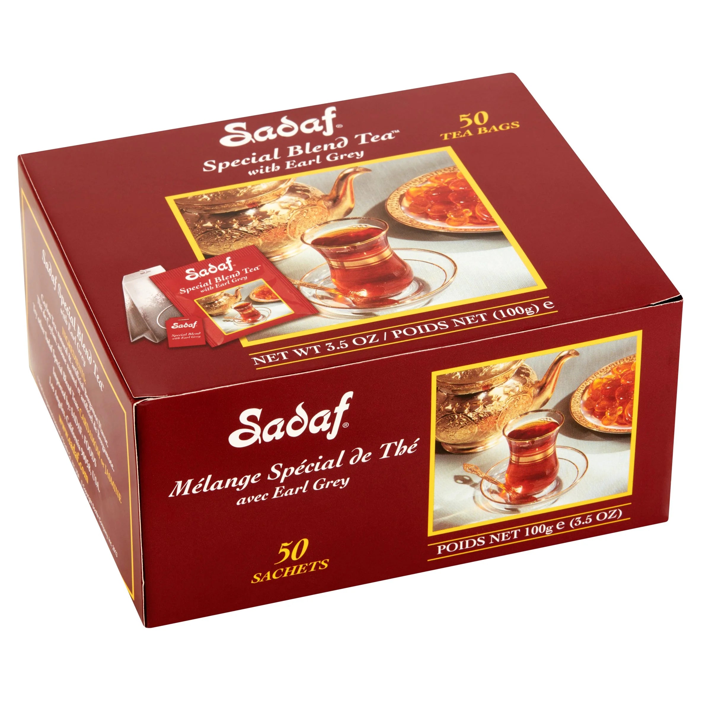 Sadaf Özel Harman Çay Earl Grey 50 Süzen Poşet 100gr