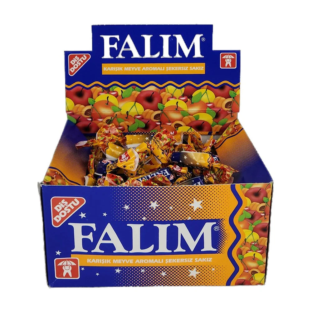 Falim Karisik Meyve Aromali Sekersiz Sakiz 100 Pcs 140gr