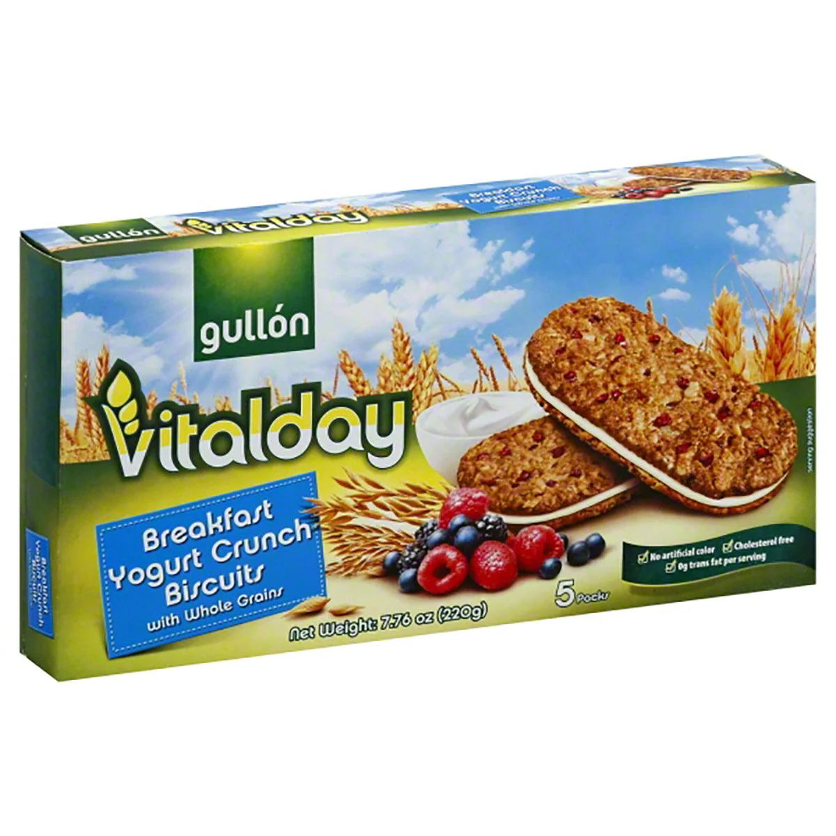 Gullon Vitalday Breakfast Yogurt Crunch 220gr