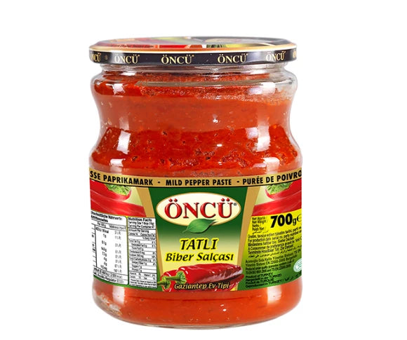 Oncu Mild Pepper Paste (Tatli Biber Salcasi) 720gr