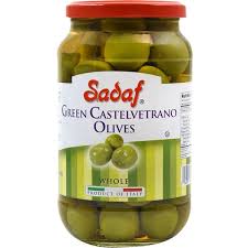 Sadaf  Whole Castelvetrano Olives 12oz