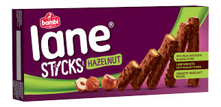 Bambi Lane Sticks Biscuit With Hazelnut 125gr