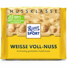Ritter Sport Weisse Voll-Nuss 100gr