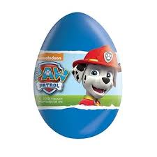 Zaini Paw Patrol Surprise Egg Chocolate 20gr