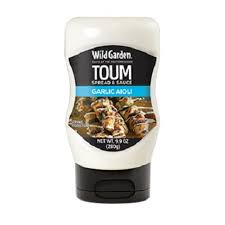 Wild Garden Toum Spread & Sauce (Garlic Aioli) In Plastic Bottle 9.3oz