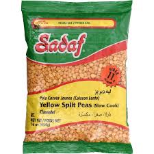 Sadaf Yellow Split Peas 16oz