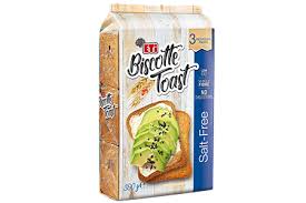 Eti Biscotte Salt Free Rusk 390gr