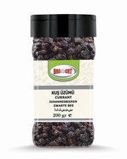 Bağdat Kuru Siyah Frenk Üzümü Pet Kavanoz 200gr