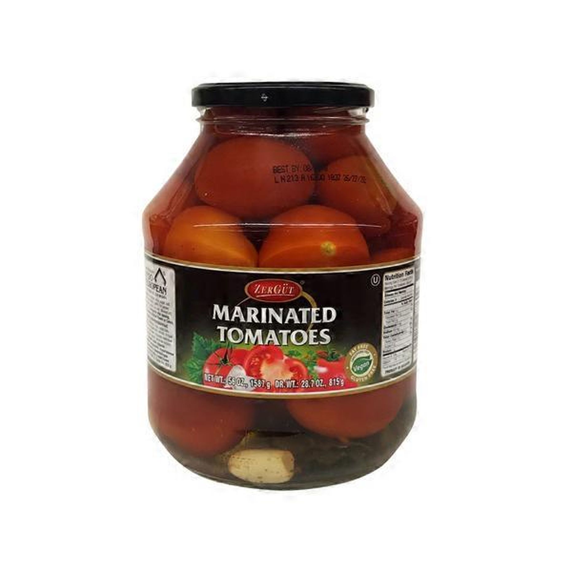 Zergut Bütün Marine Edilmiş Domates 56oz