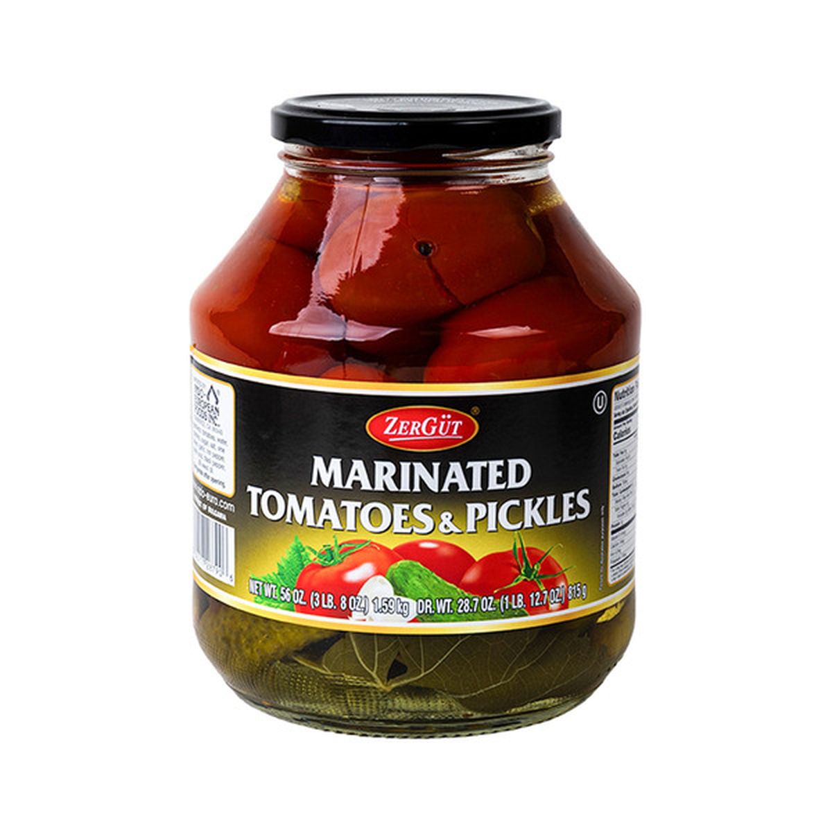 Zergut Kornişonlu Domates 56oz