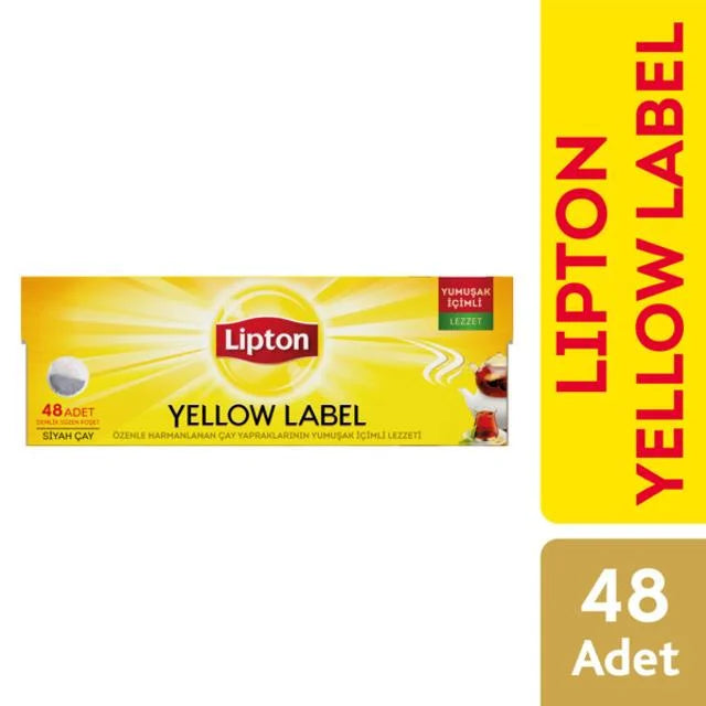 Lipton Yellow Tea, 48 Süzen Poşet 153gr