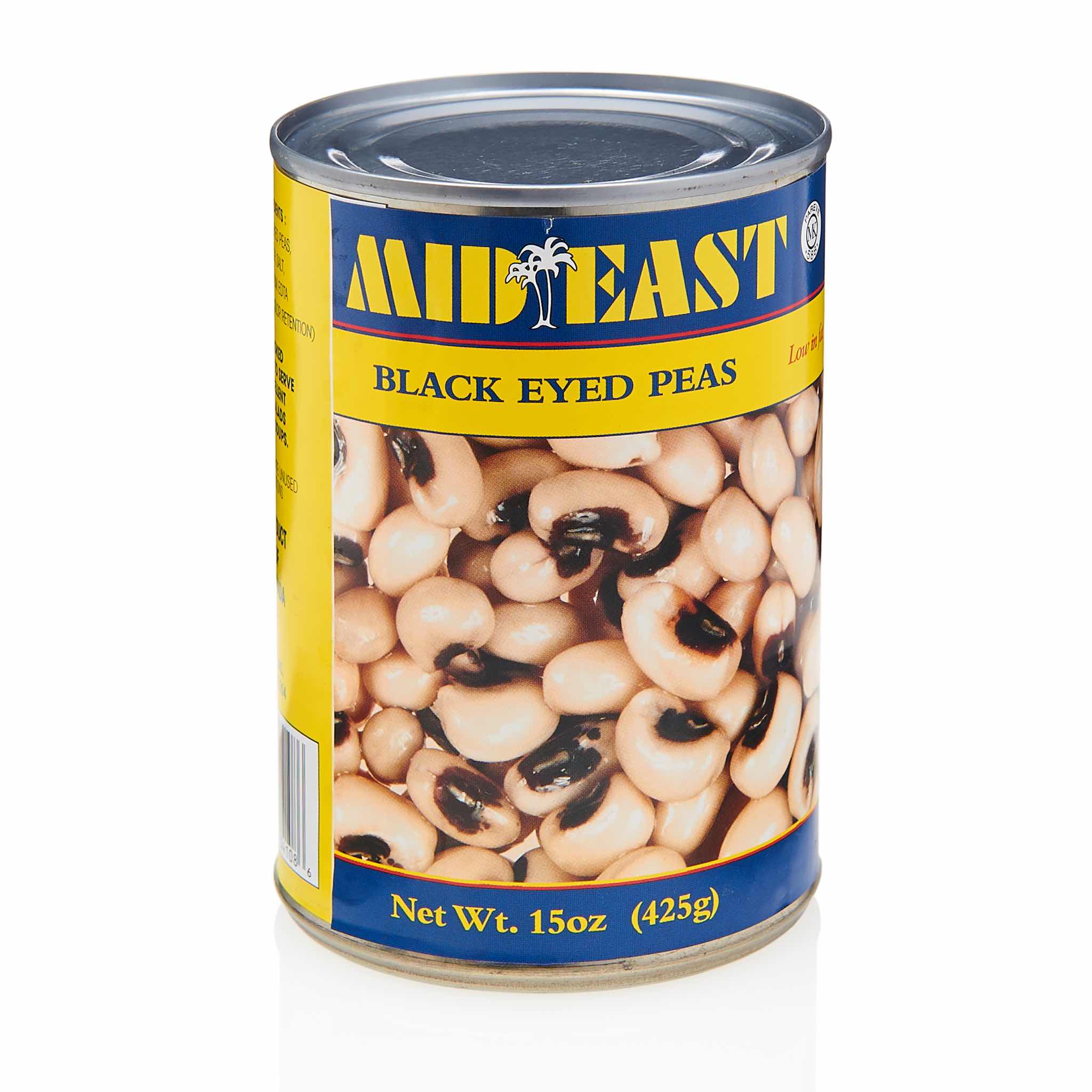 Mid East Black Eyed Peas Cans 15oz