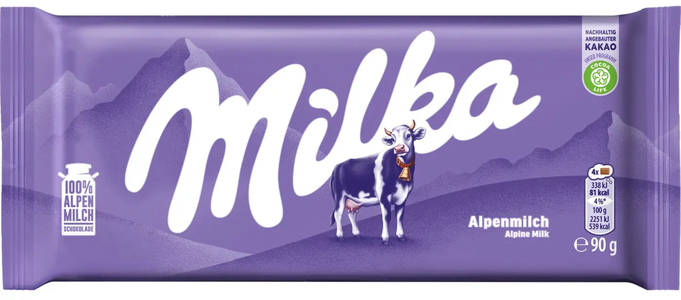 Milka Alpine Milk 90gr