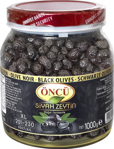 Oncu Black Olives XL - L (201-260) 1kg