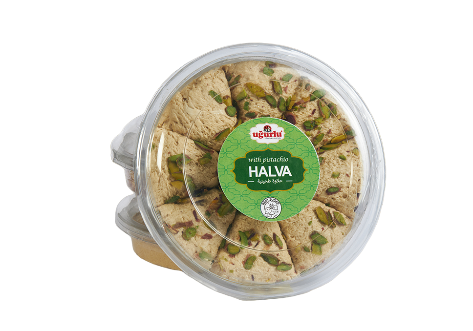 Uğurlu Yuvarlak Fıstıklı Helva 350gr