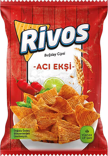 Rivos Acı ve Ekşi Buğday Cipsi 56gr