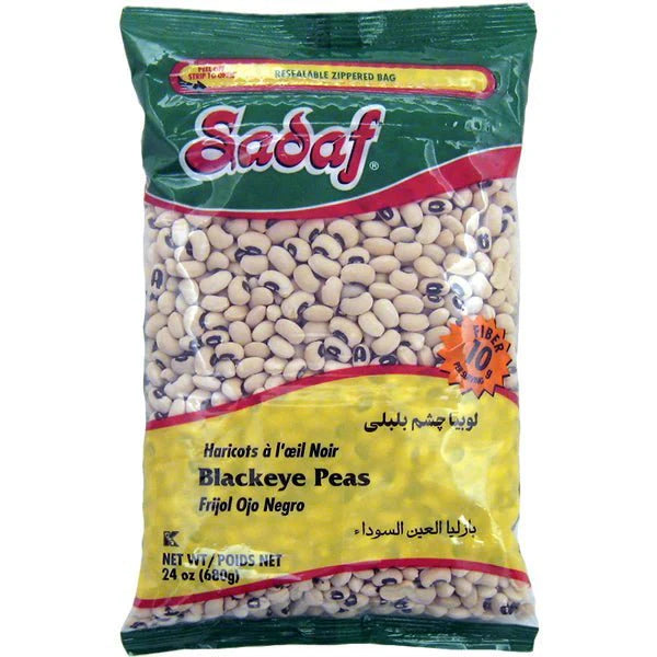 Sadaf Black Eye Peas 24oz