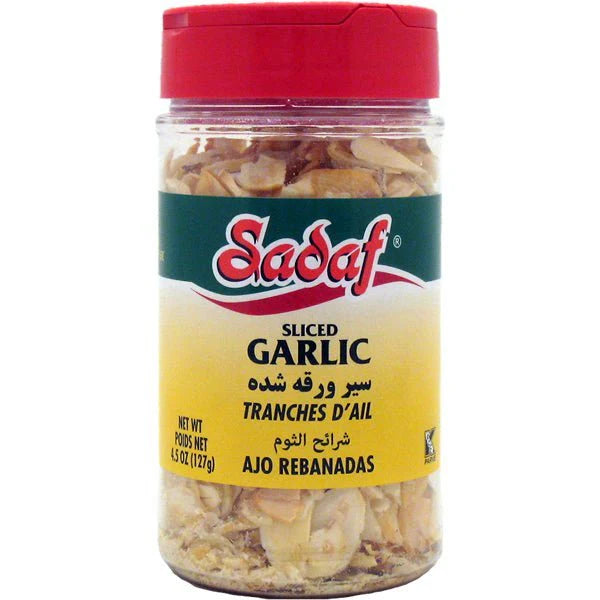 Sadaf Sliced Garlic 4.5oz
