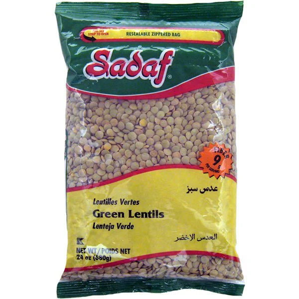 Sadaf Yeşil Mercimek 680g
