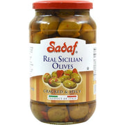 Sadaf Yeşil Kırık Zeytin Acılı 340g